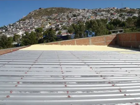 Casos de Excito Impermeabilización y aislamiento termico con Poliuretano en Pachuca