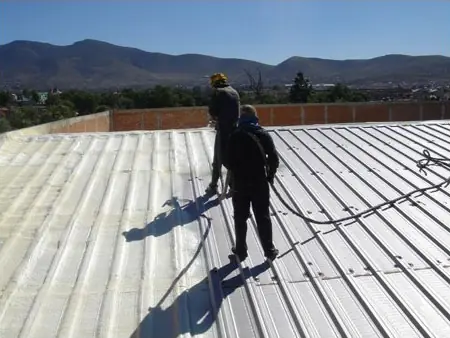 Casos de Excito Impermeabilización y aislamiento termico con Poliuretano en Pachuca
